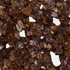 Tempered Fire Glass - 1/2" Cosmic Copper Reflective