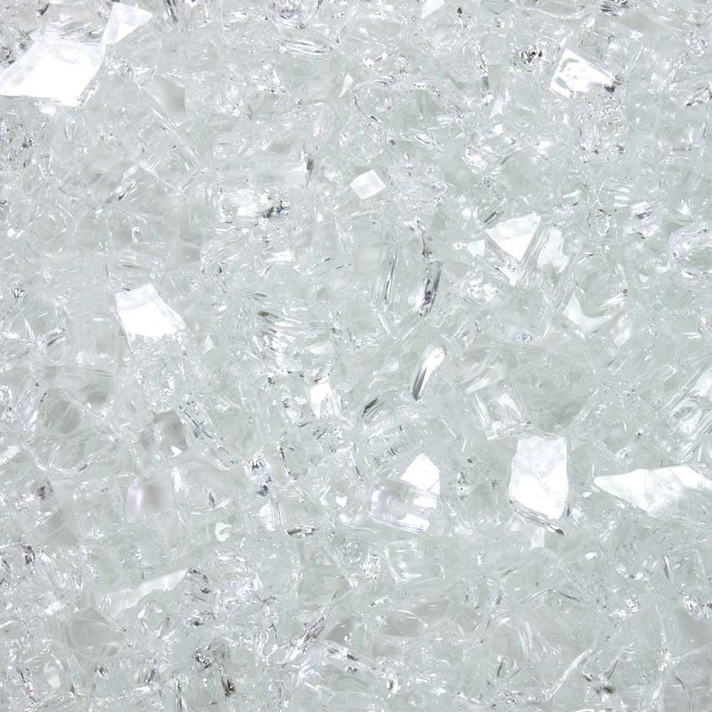Tempered Fire Glass - 1/4" Diamond Starlight Clear