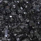 Tempered Fire Glass - 1/4" Dark Matter Black Reflective