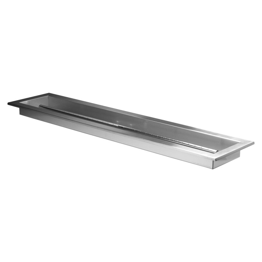 36"x 6" Linear Drop-In Burner Pan for Natural Gas or Propane Fire Pit