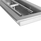 Close up of 18" x 6" Burner Pan