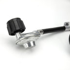 Propane regulator of a CSA Certified fire pit kit