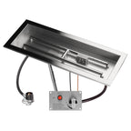 CSA 24" x 8" fire pit burner kit for propane.
