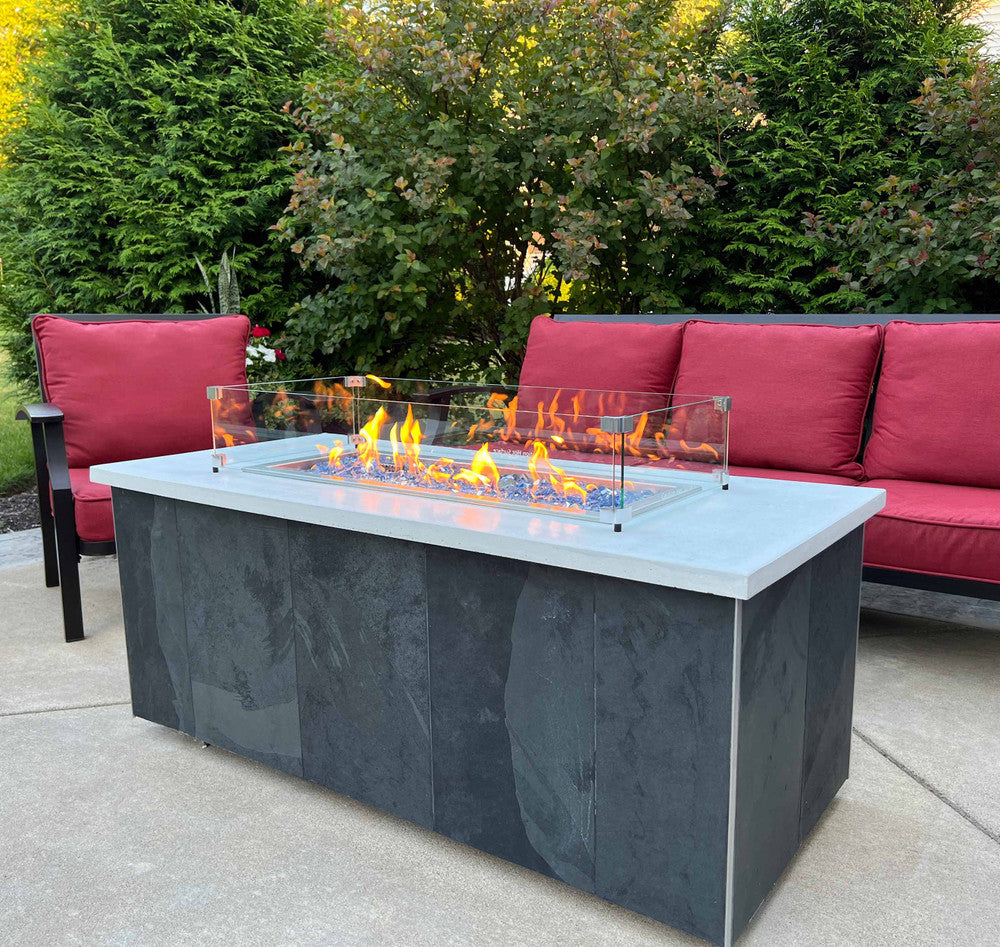 Flame Guard on a 30" x 10" CSA Burner Kit