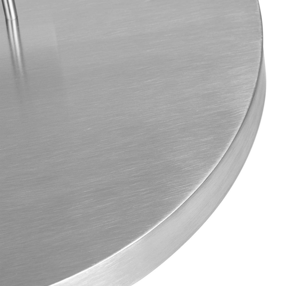 Close up of the 304 stainless steel cover for 13" fire put burner pan for natural gas or propane