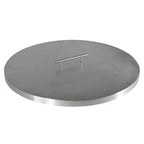 Cover for 19" round burner pan