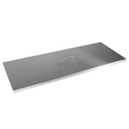 Stainless steel cover for 36" x 12" fire pit burner pan