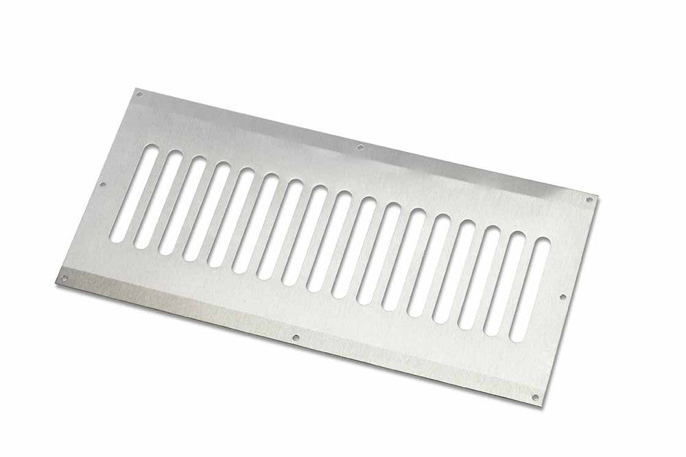 Stainless Steel Fire Pit Vent Cover - Flat Design