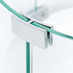 Close up of the connecting hardware on the flame guard for 10" round burner pans.