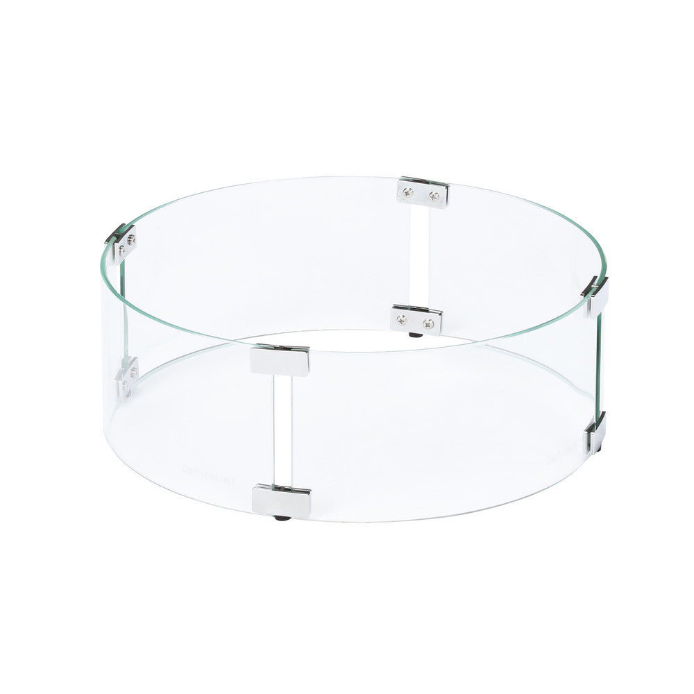 Tempered Glass Flame Guard for 13" Round Fire Pit