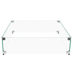 18" Square Flame Guard for Fire Pit Wind Protection