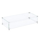 Tempered Glass Flame Guard for 24"x8" Fire Pit