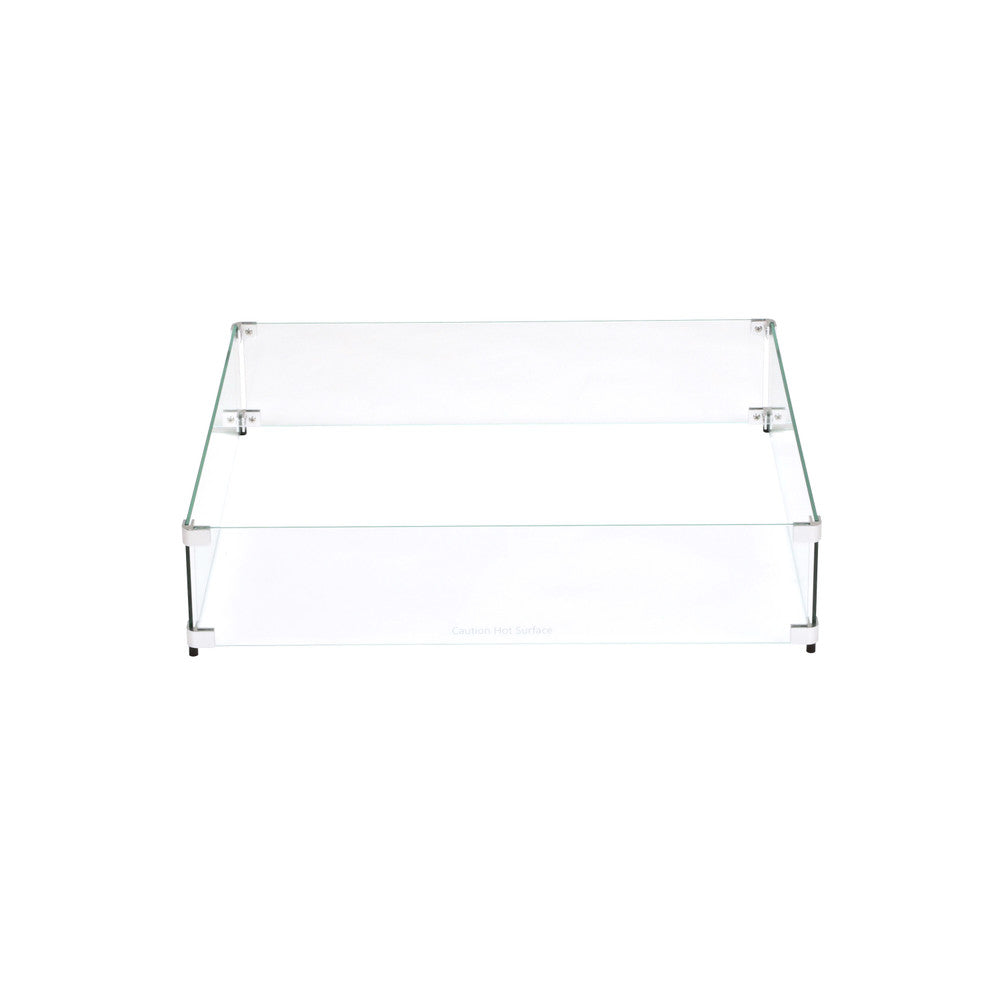 24" x 24" Square Flame Guard for Fire Pit Wind Protection