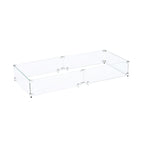 Tempered Glass Flame Guard for 36"x12" Fire Pit