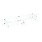 36" x 6" Flame Guard for Burner Pan Wind Protection