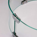 Connecting hardware for a 17" x 6" flame guard made for 13" round fire pits