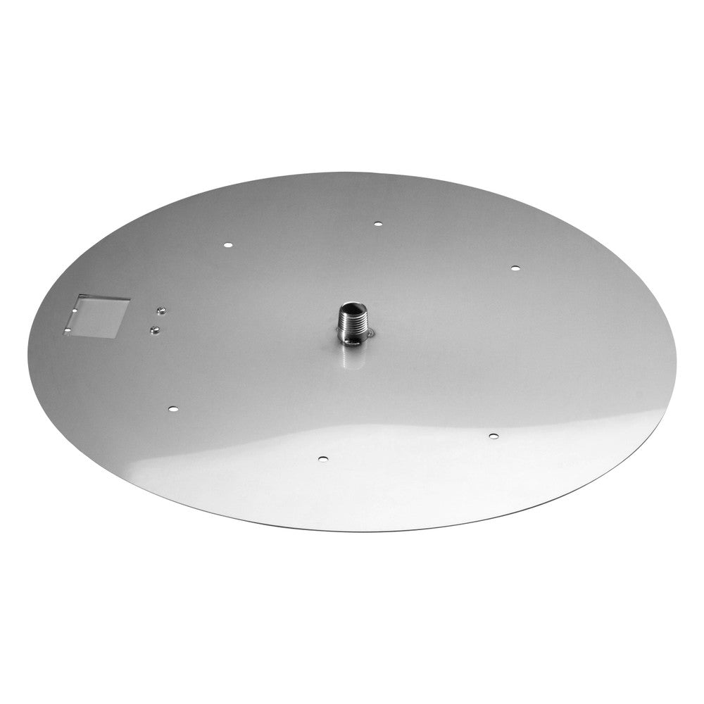 18" round flat fire pit pan - burner ring not included