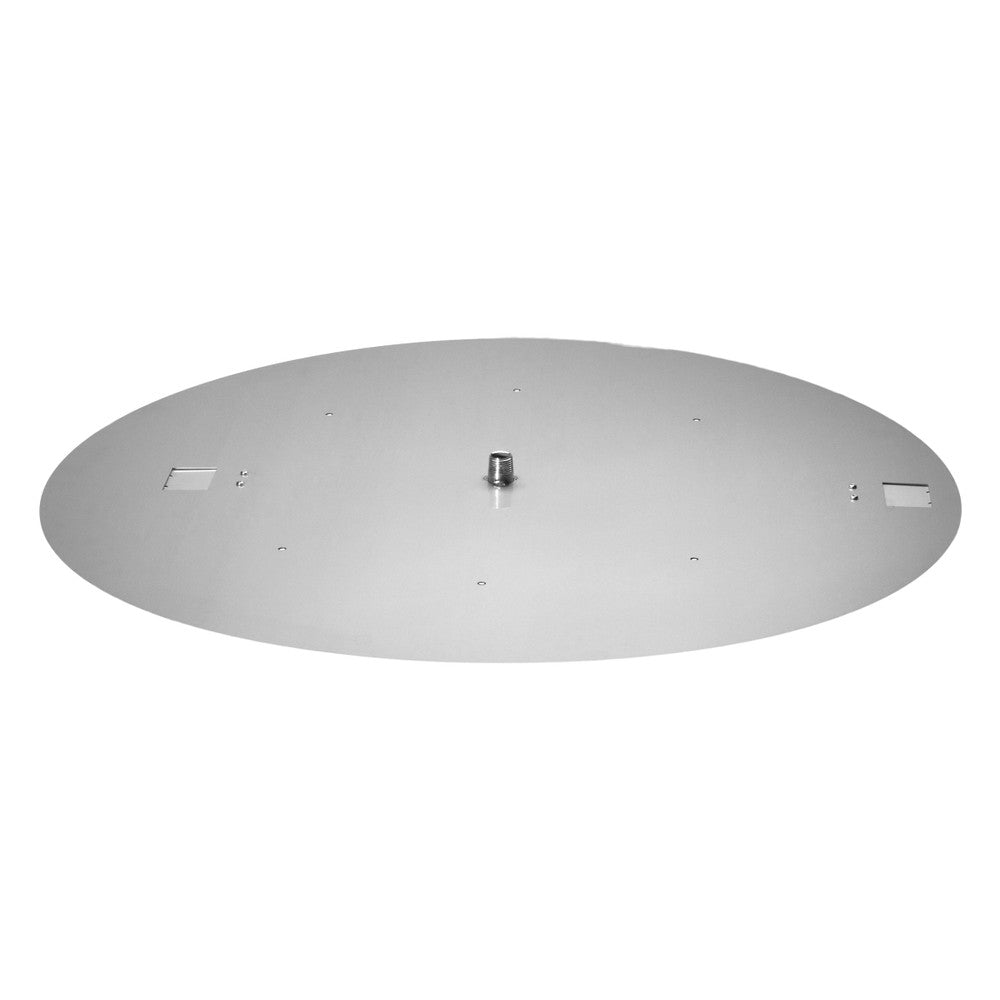 30" round flat burner pan - burner ring not included