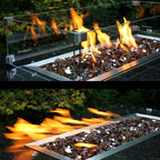Flame Guard Effect on Breezy Day.