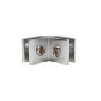 Flame Guard Corner Glass Connector with Rubber Feet -- Top Corner Connector