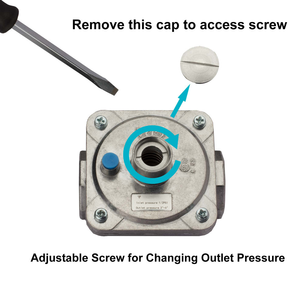 How to adjust the Natural Gas Regulator
