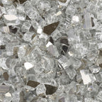 1/2 inch Diamond Starlight Reflective Tempered Fire Glass