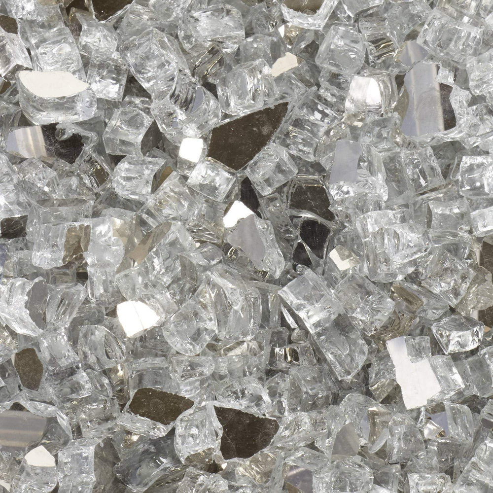 1/2" Diamond Starlight Reflective fire glass