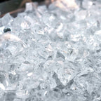 Tempered Fire Glass - 1/2" Diamond Starlight Clear