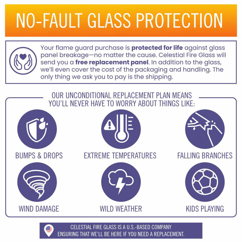 Custom Wind Guard for Fire Pits – Celestial Fire Glass