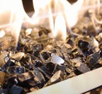 Tempered Fire Glass - 1/2" Interstellar Gray Reflective