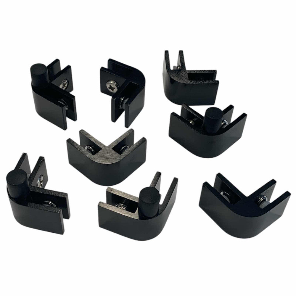 Black Wind Guard Hardware for Gas Fire Pits